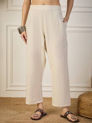 Off-white women kurta pant set 4