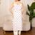 White women kurta pant set