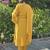 Yellow women kurta pant dupatta set