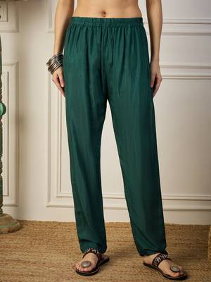 Teal women kurta pant dupatta set 4