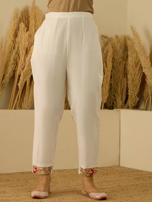 White women kurta pant dupatta set 4