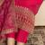 Pink women kurta pant dupatta set