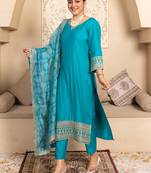 Rama women kurta pant dupatta set