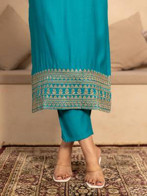 Rama women kurta pant dupatta set 4