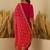 Pink women kurta pant dupatta set