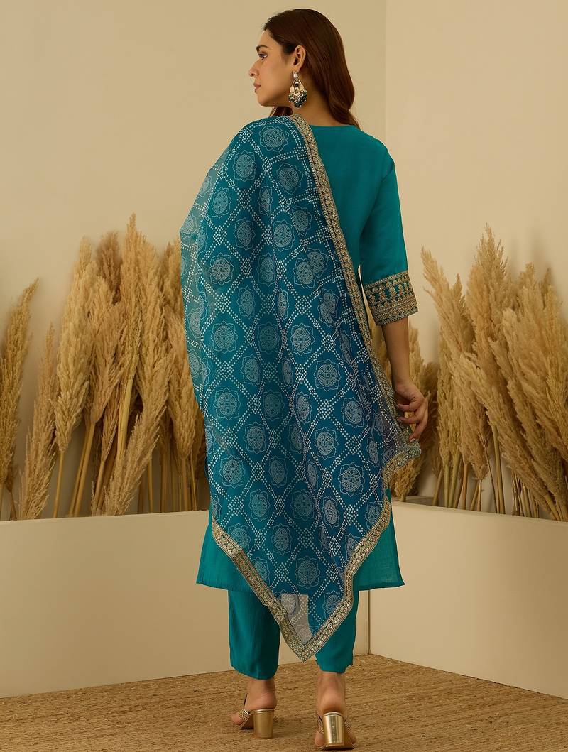 Rama women kurta pant dupatta set