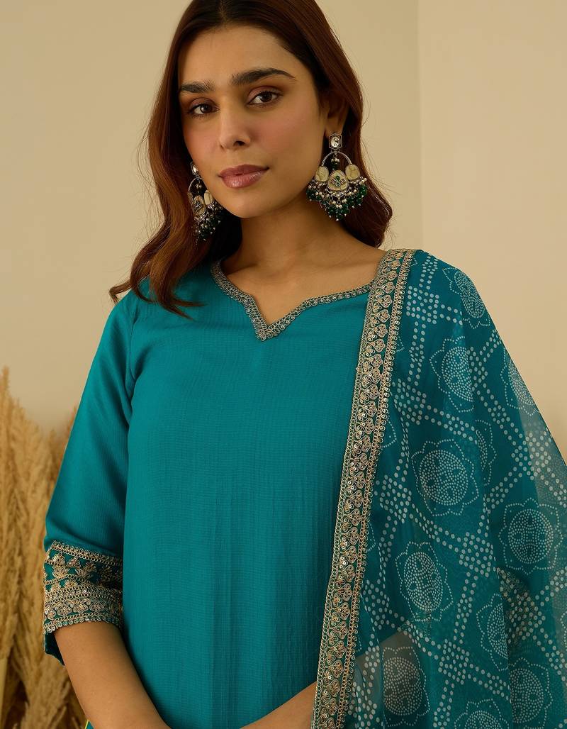 Rama women kurta pant dupatta set