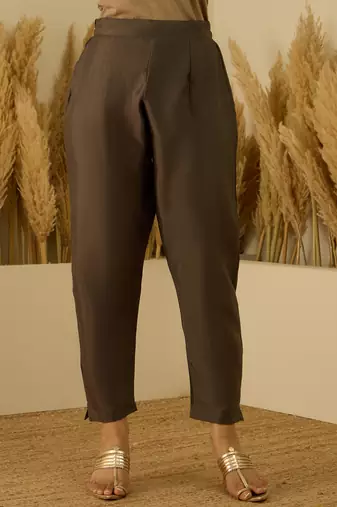 Grey women kurta pant dupatta set