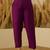 Purple women kurta pant dupatta set