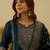 Teal-blue women kurta pant dupatta set