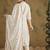 White women kurta pant dupatta set