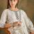 White women kurta pant dupatta set