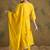 Yellow women kurta pant dupatta set