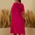 Pink women kurta pant dupatta set