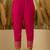 Pink women kurta pant dupatta set