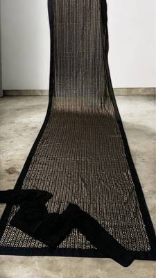Black Color All Over Sequence Work Georgette Saree 5