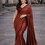 Maroon Color All Over Sequence Work Georgette Saree