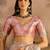 pink silk blend blend zari saree with unstitched blouse piece