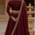 Deep Maroon Lehenga with Embroidered Dupatta
