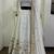 white sequins silk event lehenga set choli with dupatta with dupatta