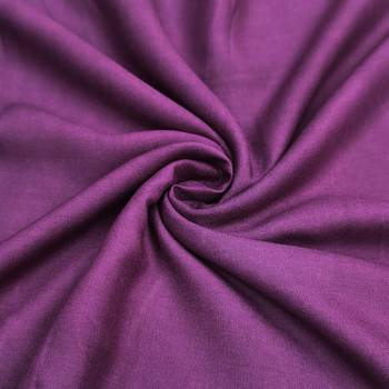 Purple cotton silk embellished unstitched dress material 4