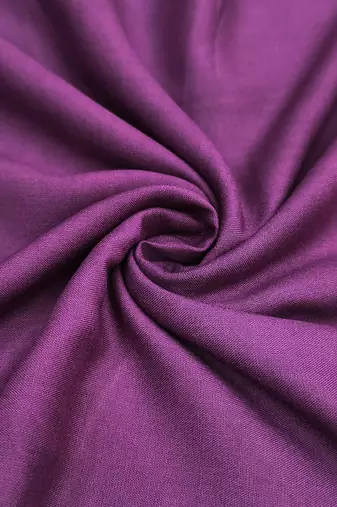 Purple cotton silk embellished unstitched dress material