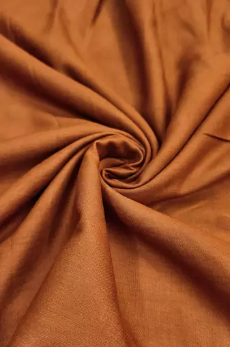 Mustard cotton silk embellished unstitched dress material