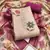 Beige cotton silk embellished unstitched dress material