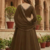 Chocolate Brown Lehenga Set with dupatta