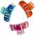 Multicolor set of 3 abstract pattern hair claw clip