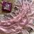 Pink Color Crystal Tissue Silk Embroidered Saree