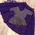 purple silk embroidered peplum top with lehenga