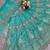 Aqua Blue Color Coding Sequins Work Butterfly Net Lehenga Choli Dupatta Set