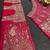 Red Color Coding Sequins Work Butterfly Net Lehenga Choli Dupatta Set