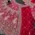 Red Color Coding Sequins Work Butterfly Net Lehenga Choli Dupatta Set