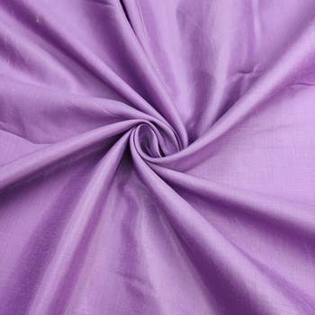 Lavender cotton silk embroidered unstitched dress material 4