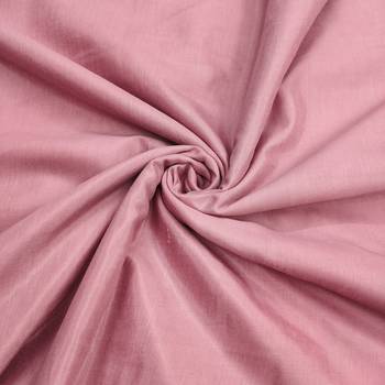Pink cotton silk embroidered unstitched dress material 4