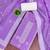 Lavender cotton silk embellished unstitched dress material
