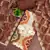Brown cotton silk printed unstitched dress material