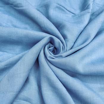 Blue shimmer banarasi woven unstitched dress material 4