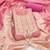 Pink shimmer banarasi woven unstitched dress material