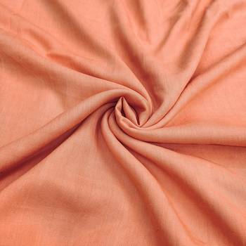 Orange shimmer banarasi woven unstitched dress material 4