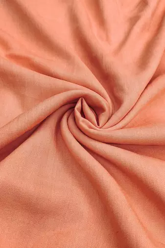 Orange shimmer banarasi woven unstitched dress material