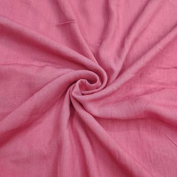 Pink shimmer banarasi woven unstitched dress material 4