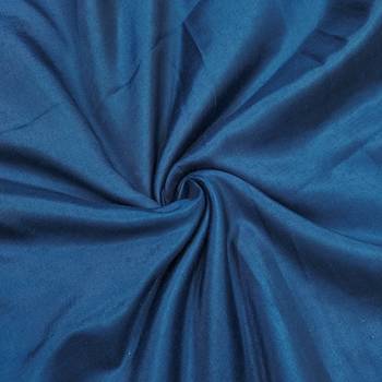 Navy blue modal chanderi embellished unstitched dress material 4
