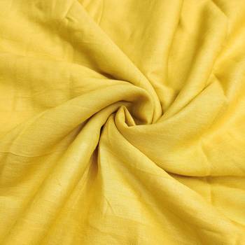 Yellow shimmer banarasi woven unstitched dress material 4