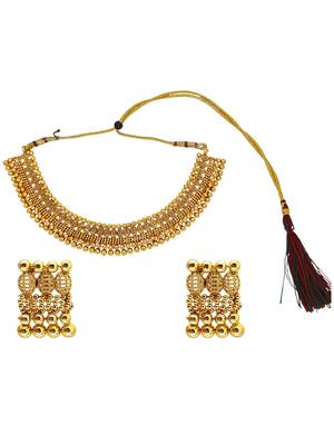 Gold plated traditional choker set 2