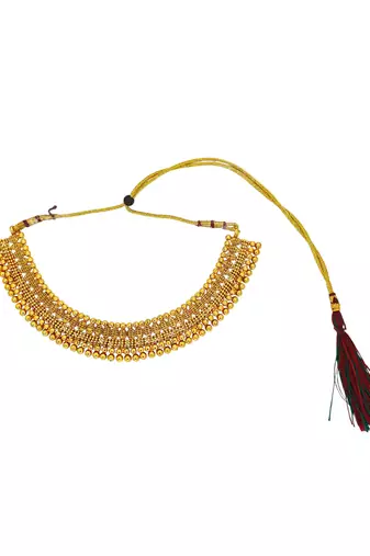 Gold plated traditional choker set