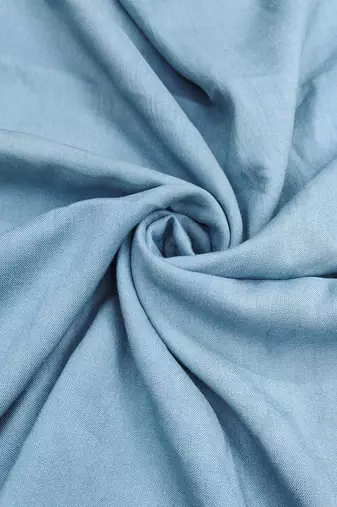 Blue cotton silk embellished unstitched dress material