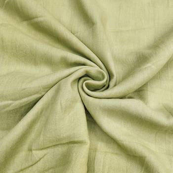 Mint cotton silk embellished unstitched dress material 4